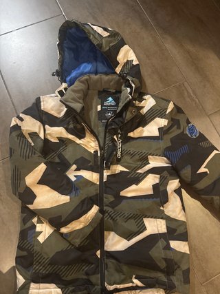 Chaqueta Longboard Camuflaje 12 años