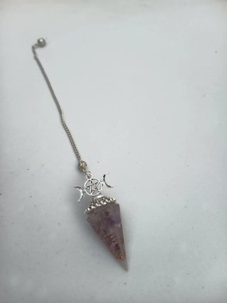 Péndulo de Radiestesia con Piedra