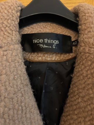 Chaquetón Nice Things Paloma S. Beige