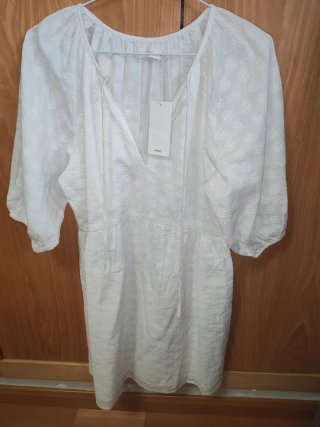 Vestido Blanco MNG
