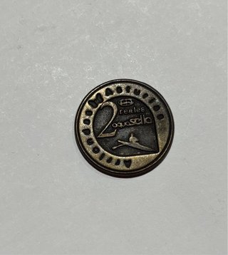Moneda 2 Reales Aquasella