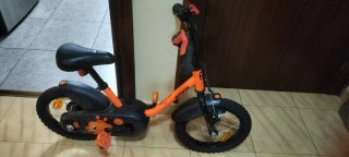 Bicicleta Infantil B'Twin Roja