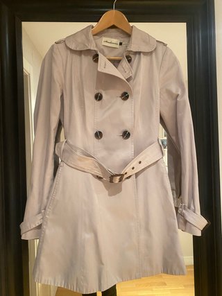 Gabardina Stradivarius Beige