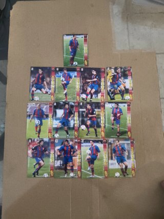 Lote 13 Cartas Megacracks 2004/2005 FC Barcelona