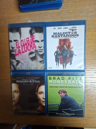 Pack 4 Películas Blu-ray Brad Pitt