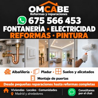 Reformas y Reparaciones en Madrid y Guadalajara