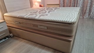 Colchón con acabado textil