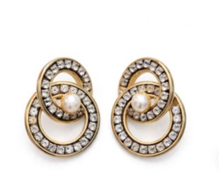 Pendientes con Aros y Perla