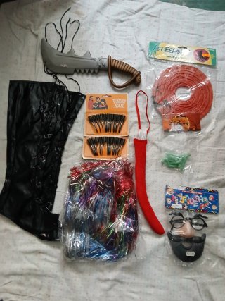 Lote de accesorios para disfraz de Halloween