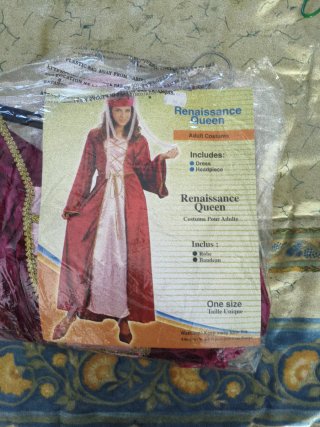 Disfraz Renaissance Queen Talla Única
