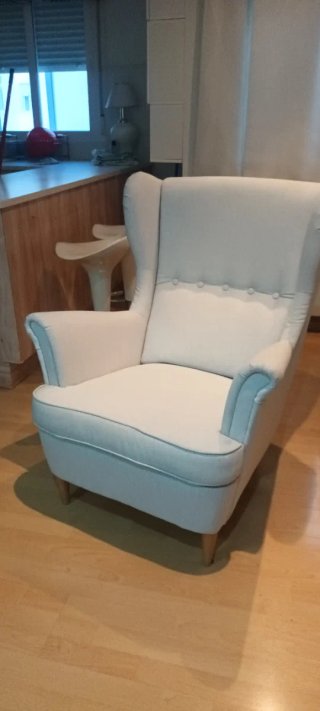 Sillón Orejero IKEA Gris