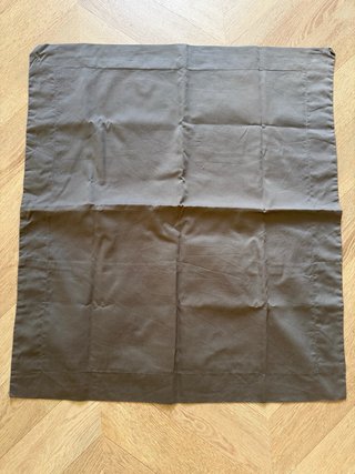 Funda de cojín marrón