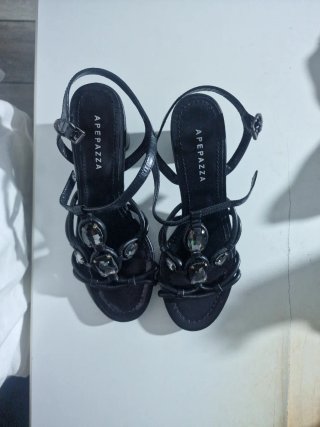 Sandalias de tacón Apepazza negras