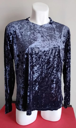 Camiseta de manga larga azul talla XL
