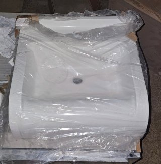 Lavabo de baño blanco