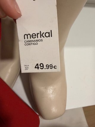 Botas Merkal Beige Talla 37