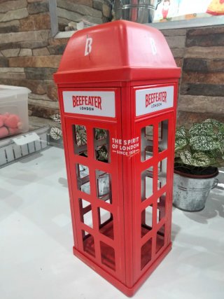 Cabina Telefónica Decorativa Beefeater