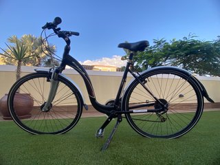Bicicleta de Paseo Urbana Negra