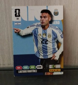 Carta Panini Lautaro Martínez