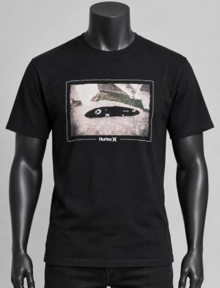 Camiseta Hurley Negra Manga Corta