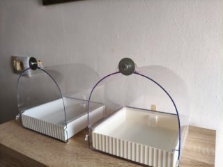 Pack 2 Bañeras para Pájaros (Ninfas, Agapornis)