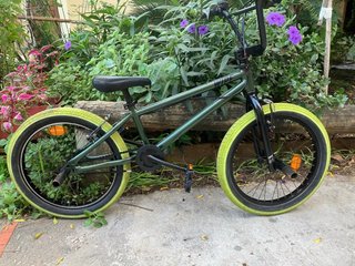 Bicicleta BMX 20 Pulgadas Verde Talla S