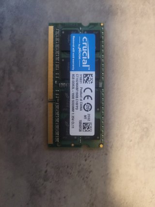 Memoria RAM Crucial 8GB DDR3L SODIMM