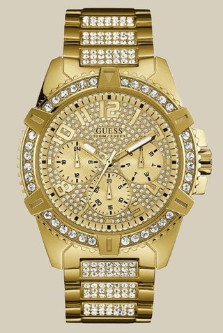 Reloj Guess Frontier nuevo dorado