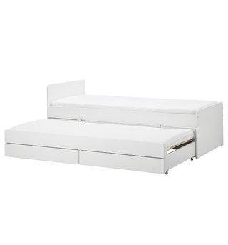 Cama nido IKEA SLÄKT blanca (90x200 cm)