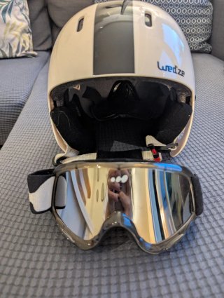 Casco y Gafas de Esquí Wedze