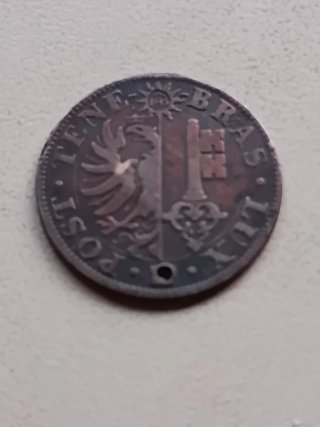 Moneda Suiza de Ginebra 1844