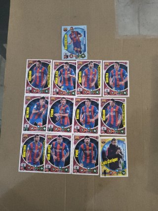 Lote 13 Cartas Adrenalyn FC Barcelona 2014/2015