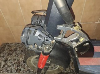 Patinete eléctrico con suspensión fallo motor