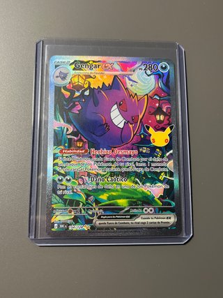 Carta Pokémon Gengar EX 30 Aniversario