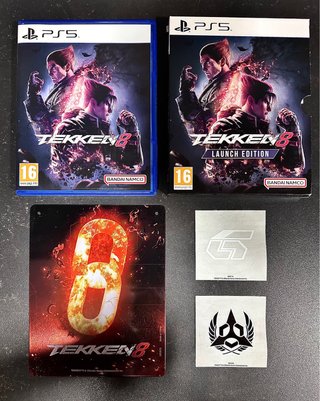 Tekken 8 Launch Edition PS5 + Placa & Stickers