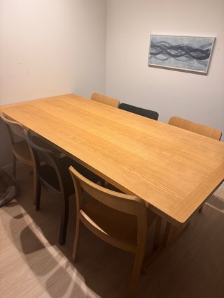 Mesa Hay Passarelle 160 y 6 Sillas