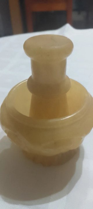Mortero de piedra yo lo compré como malmo pero