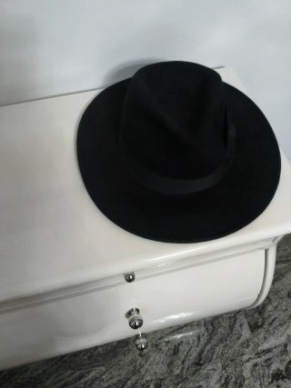 Sombrero Negro de Hombre