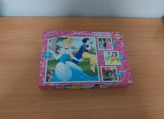 Set 4 Puzzles Progresivos Princesas Disney