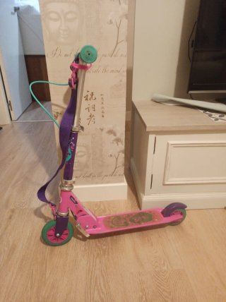 Patinete Oxelo Decathlon (Rosa y Morado)