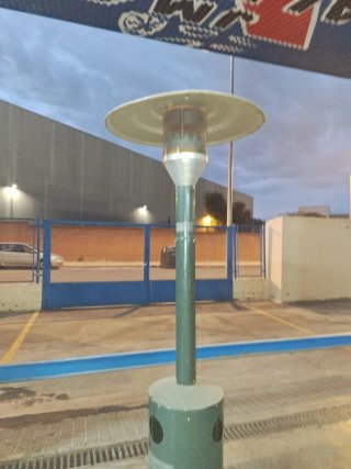 Estufa de gas para exterior