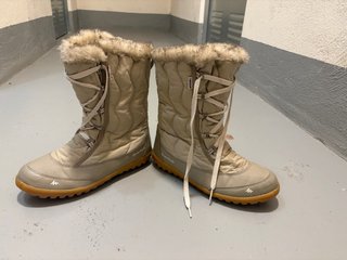 Botas de nieve Quechua beige talla 39