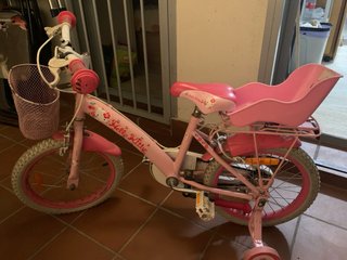 Bicicleta Infantil Hello Kitty Rosa