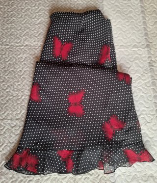 Falda de Vuelo Estampada Talla XXL
