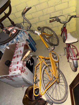 Bicicleta de paseo antigua
