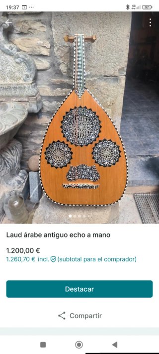 Laúd Árabe Artesanal