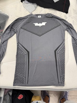 Camiseta Batman Youngla manga larga Gris Talla M
