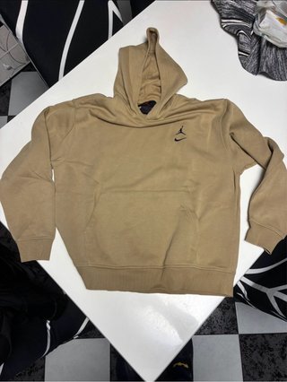 Felpa Nike marrone con cappuccio