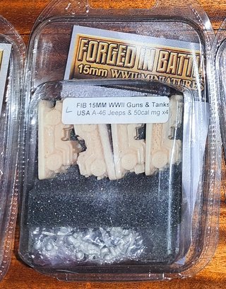 4 Jeeps USA Forged in Battle 15mm
