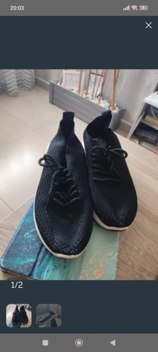 Tenis Negros de Mujer Talla 38